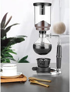JITEM Cafetera Syphon Coffee Maker Japanese Style Vacuum Glass Siphon Pot Percolators 3-5 Cups Glass Tabletop Siphon Coffee Maker for Coffee or Tea - Image 4
