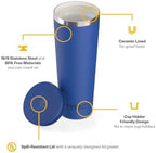 RTIC 28oz Everyday Tumbler, Insulated, Ceramic Lined, Cobalt - Image 3
