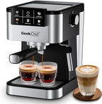 Geek Chef Espresso Machine with Milk Frother, 20 Bar Espresso & Latte Maker by GeekChef