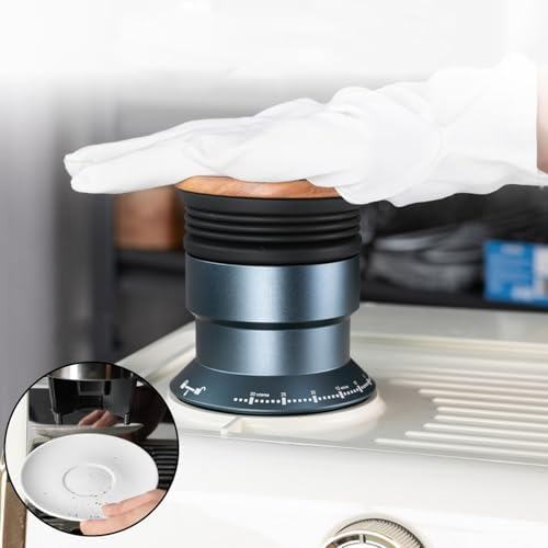 banapoy Coffee Grinder Single Dose, Hand Pressure Single Dose with Silicone Bellow and Wood Lid, Air Blower for Coffee Grinder Cleaning Accessories Tools - Image 5