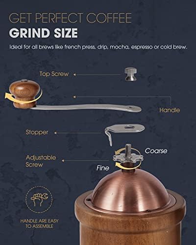 POLIVIAR French Press Coffee Maker & Manual Coffee Grinder - Image 7