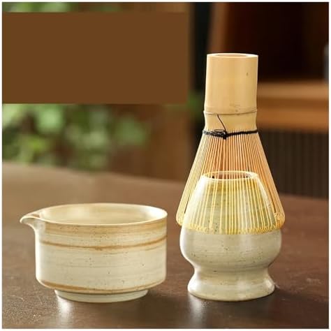 4PCS Matcha Tea Set Whisk Teaspoon Sets Indoor Beverage Shop Tea-making Tools Accessories(Pink) - Image 4