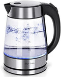 Taylor Swoden 1.7L Electric Tea Kettle, Glass Hot Water Boiler for Tea by TaylorSwoden