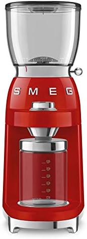 Smeg 50's Retro Style Aesthetic Coffee Grinder, CGF01 (Red) by Unknown
