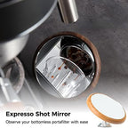 Espresso Shot Mirror for Bottomless Naked Portafilter, 360 Degree Rotation, Magnetic Detachable Mirror for Espresso Flow Rate Observation, Coffee Machine Accessory - Image 3