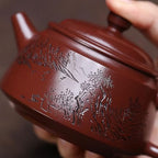 Tea Kettle Classic Purple Clay Office Kung Fu Tea Set Home Tea Room Purple Clay Teapot Ceramic Tea Infuser - Image 4