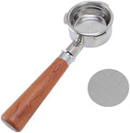 RiToEasysports 58mm Bottomless Portafilter with Solid Wood Handle and Puck Screen for Petrus and Gemilai Coffee Machines - Image 6