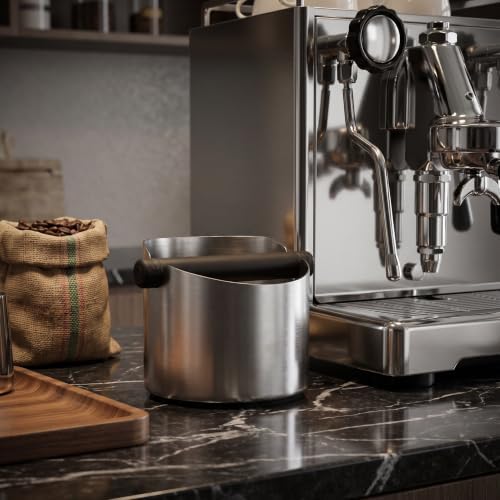 Coffee Machine Knock Box: Round Espresso Puck Bin - Image 4