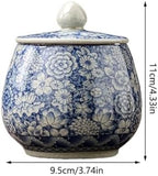 Tea Tin Loose Leaf Tea Storage Ceramic Tea Storage Cans Tea Cans Retro Sealed Cans Home Tea Cans Tea Canister - Image 2