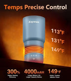 Kepwam Self-Heating Travel Mug T3,20oz Large Capacity Leak-Proof Heated Mug - Image 2