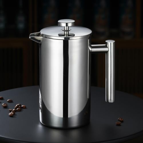 Stainless Steel French Press Coffee Maker 12/27/34oz Insulated Double-Wall - Image 4