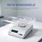 Analytical Balance 500g 0.001g High Precision Scale with Windshield - Image 7