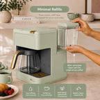 Multi-Brew Coffee Maker – 12-Cup Carafe & Single-Serve Pod or Grounds, Iced Coffee Mode, Programmable Touch Display, Includes Filters (Sage Green) - Image 3