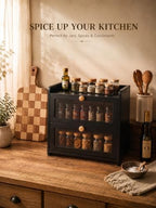Bread Box for Kitchen Countertop Large Capacity with Top Storage Shelf - Image 2