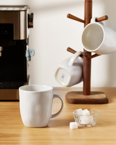 famiware Coffee Mugs Set of 4, Ocean Square 13oz Coffee Cup Set with Handle - Image 5