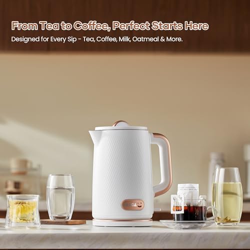 OLEGA Electric Tea Kettle: 1200W Fast Boil Electric Water Kettles 1.5L - Image 2