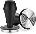 Normcore 58mm Espresso Coffee Tamper V4, Spring Loaded Tamper With Stainless Steel Ripple Base with 15lb 25lb 30lbs Replacement Springs, Anodized Aluminum Handle and Stand by NORMCORECOFFEETOOLS