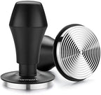 Normcore 58mm Espresso Coffee Tamper V4, Spring Loaded Tamper With Stainless Steel Ripple Base with 15lb 25lb 30lbs Replacement Springs, Anodized Aluminum Handle and Stand by NORMCORECOFFEETOOLS