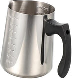 Frothing Pitcher Silver Milk Cup Stainless Steel 1000ml Xmas by MUCKLILY