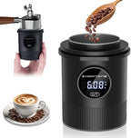 Homtone Coffee Dosing Cup with Scale, Rechargeable Espresso Scale, 0.05g Precision – Multi-Purpose for Espresso, Drip Coffee, French Press, Spices & More – Compatible with 58mm Portafilters (BLACK) by Homtone