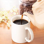 Kalita HASAMI & Kalita #35199 Coffee Pot, 23.7 fl oz (700 ml), Hasami Ware Sandstone, Brown - Image 4