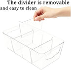 SPACELEAD 8 Pack Clear Plastic Storage Bins for Home Organization - Image 5