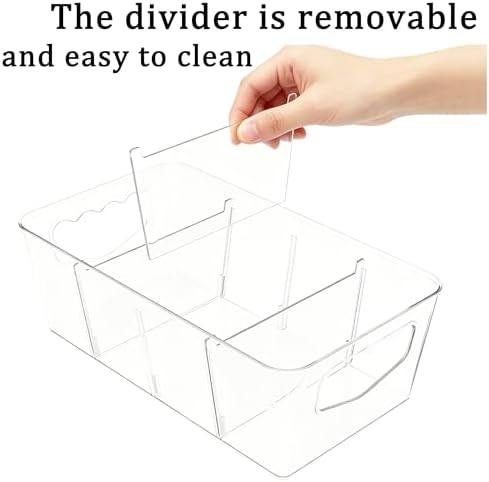 SPACELEAD 8 Pack Clear Plastic Storage Bins for Home Organization - Image 5
