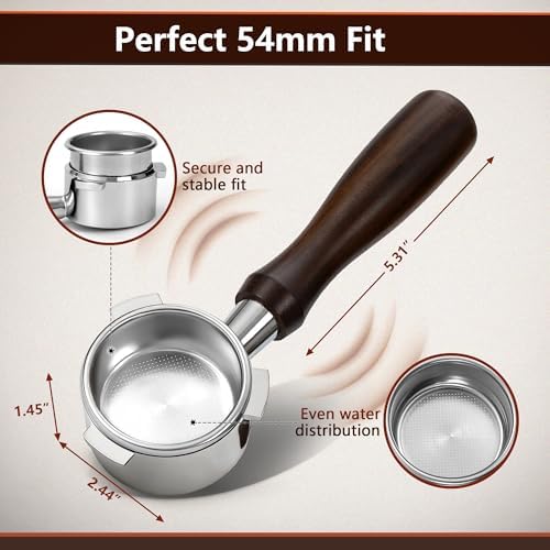 Bottomless Portafilter for Breville Bambino with Naked 18g Filter & Scale - Image 3