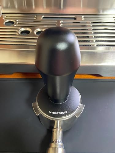 51mm Espresso Tamper 30lbs Calibrated Coffee Tamper Stainless Steel Base Hand Tamper for 51mm Bottomless Portafilter Tamper for Espresso Machine-Flat Base, Black - Image 4