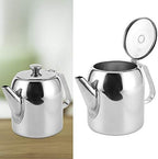 32oz Stainless Steel Teapot, Stovetop Kettle for Pour Over Coffee and Tea, Induction Compatible with Non Drip Spout Serving Teapot for Home Office Restaurant Hotel Travel Camping Use - Image 7