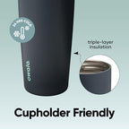 Owala FreeSip Sway Stainless Steel Water Bottle 30 oz Foggy Tide - Image 4