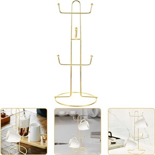 Cup Stand,Mug Stand,Cafe Mug Rack Stand Kitchen Supply Tree Tea Cup Organizer Coffee Counter Bar Accessory Mug Stands - Image 6
