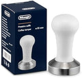 De'Longhi 51mm Diameter Coffee and Espresso Tamper, Stainless Steel and White Wood by Unknown