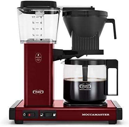 Technivorm Moccamaster 53929 KBGV 10-Cup Coffee Maker Merlot Red, 40 Ounce, 1.25l by Unknown