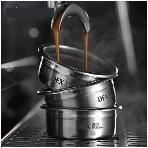 Precise 58.5mm Espresso Coffee Filter Baskets With Espresso Puck Screen Fit 58mm Portafilter Barista Accessories - Compatible With MHW-3BOMBER DEX(2pcs 20g Basket) - Image 4