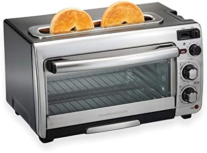 Hamilton Beach 2-in-1 Countertop Oven and Long Slot Toaster, Stainless Steel & Electric Tea Kettle, Water Boiler & Heater, 1.7 Liter, Cordless Serving, 1500 Watts for Fast Boiling, Stainless Steel - Image 2
