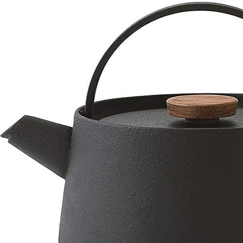 Ikenaga Ironworks New tetu Nambu Ironware Iron Kettle, Made in Japan, 3.3 gal (1 L), Induction and Gas Stoves, Iron Supplement - Image 5