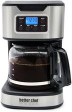 Better Chef Programmable 12-Cup Coffee Maker | 1-4 Cup Setting | Auto-Pause to Serve | 2hr Keep Warm | Perma-Filter | Stainless (Stainless) - Image 3