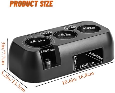 Multifunctional Tamper Station,Espresso Tamping Station,Non-slip Espresso Tamper Station Fit 51-58mm Tamper Distributor Portafilter,Tamper Holder,Fit Both Bottom & Bottomless Coffee Portafilter Holder - Image 3