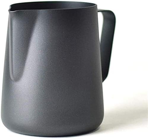 Milk Frothing Pitcher Coffee Milk Frother Cup Stainless Steel Creamer Pitcher, Cup Container For Serving Milk, Coffee Cream, Salad Dressing, Maple Syrup(350ML/11.83oz) by Unknown