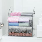 Clear Kitchen and Pantry Organizer with Drawers, Plastic - Image 3