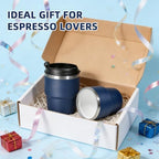 CHLJAR Espresso Cups, 6oz Insulated Espresso Cup Set of 4, Espresso Shot Cups, Stainless Steel Espresso Glasses, Stackable Mini Tumbler, Small Cup for Coffee - Image 5
