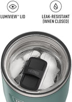 THERMOS Icon Series 24oz Stainless Steel Tumbler with Slide Lock Lid, Leakproof, Fits Cupholder, Dishwasher Safe, Griptec™ Non‑Slip Base, Keeps Drinks Hot 6 Hrs/Cold 22 Hrs, Spruce - Image 5