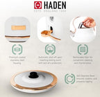 Haden Heritage 1.7 Liter Stainless Steel Electric Kettle, Hot Water Kettle with 360-Degree Base and Auto Shutoff, Ivory & Copper - Image 3
