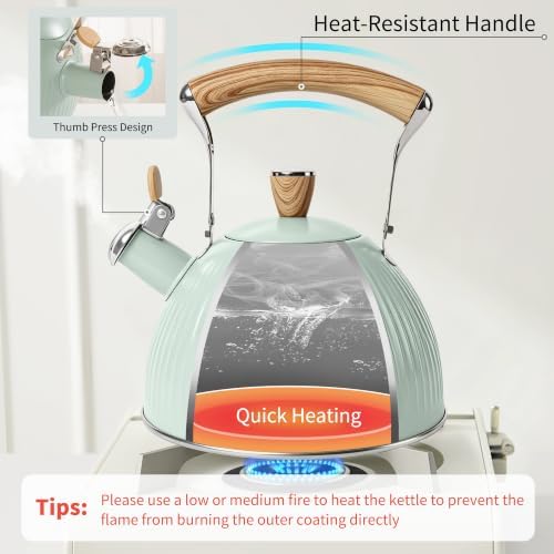 LONFFERY Tea Kettle for Stove Top - Image 3