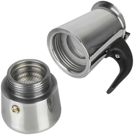 Stainless Steel Moka Pot 2/4/6/9 Cups Stovetop Espresso Maker Italian - Image 6