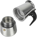 Stainless Steel Moka Pot 2/4/6/9 Cups Stovetop Espresso Maker Italian - Image 6