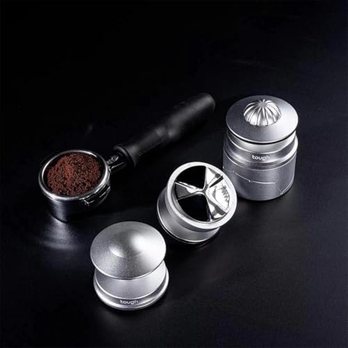 Watchget 58.5mm Espresso Coffee Distributor Adjustable Height Silver - Image 4