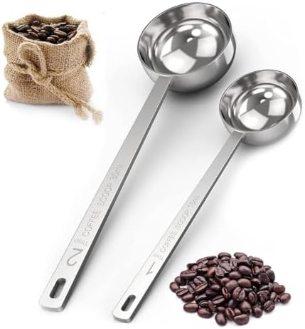 Stainless Steel Measuring Scoop, 15ML 30ML Coffee Spoon - Image 3
