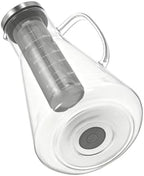Cold Brew Coffee Maker Borosilicate Glass Stainless Steel Filter Sealed Pitcher Jar for Iced Tea, Easy to Clean, Dishwasher Safe (1600ML) - Image 3